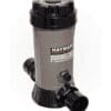 Gray Hayward chlorinator with plumbing fittings